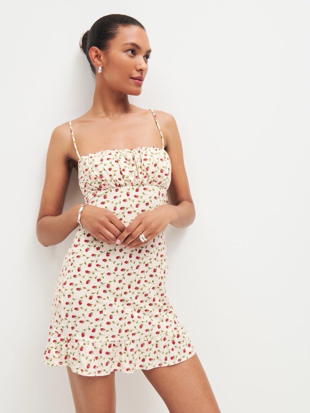 Reformation Nyala Knit Floral Dress in Madison Womens Size Medium
